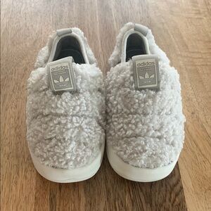 Adidas Kids Fluffy Gray Shoes